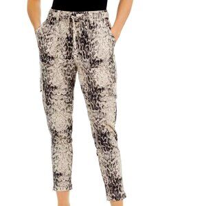 INC Snake Print Cargo Joggers NWOT Sz L